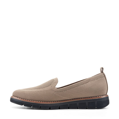 Easy Spirit Valina Casual Slip On Flats - Light Brown