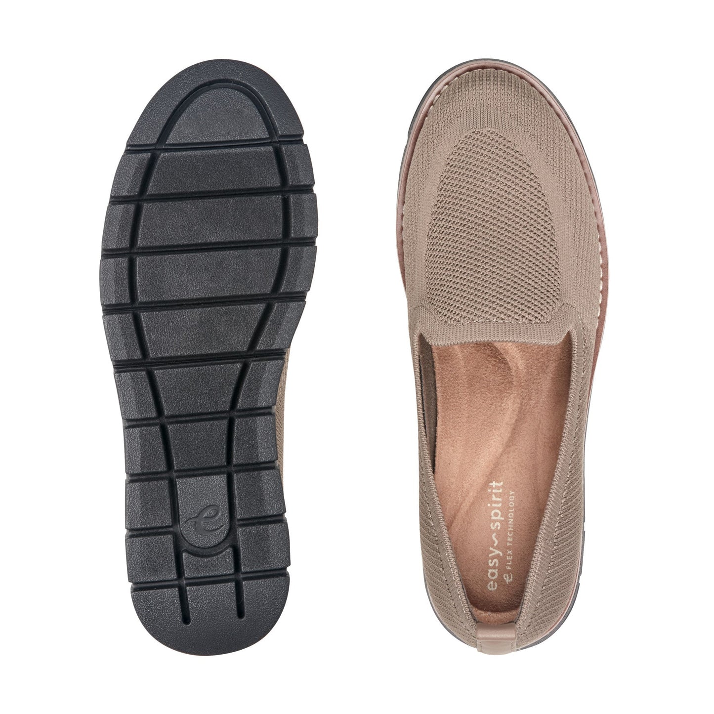 Easy Spirit Valina Casual Slip On Flats - Light Brown