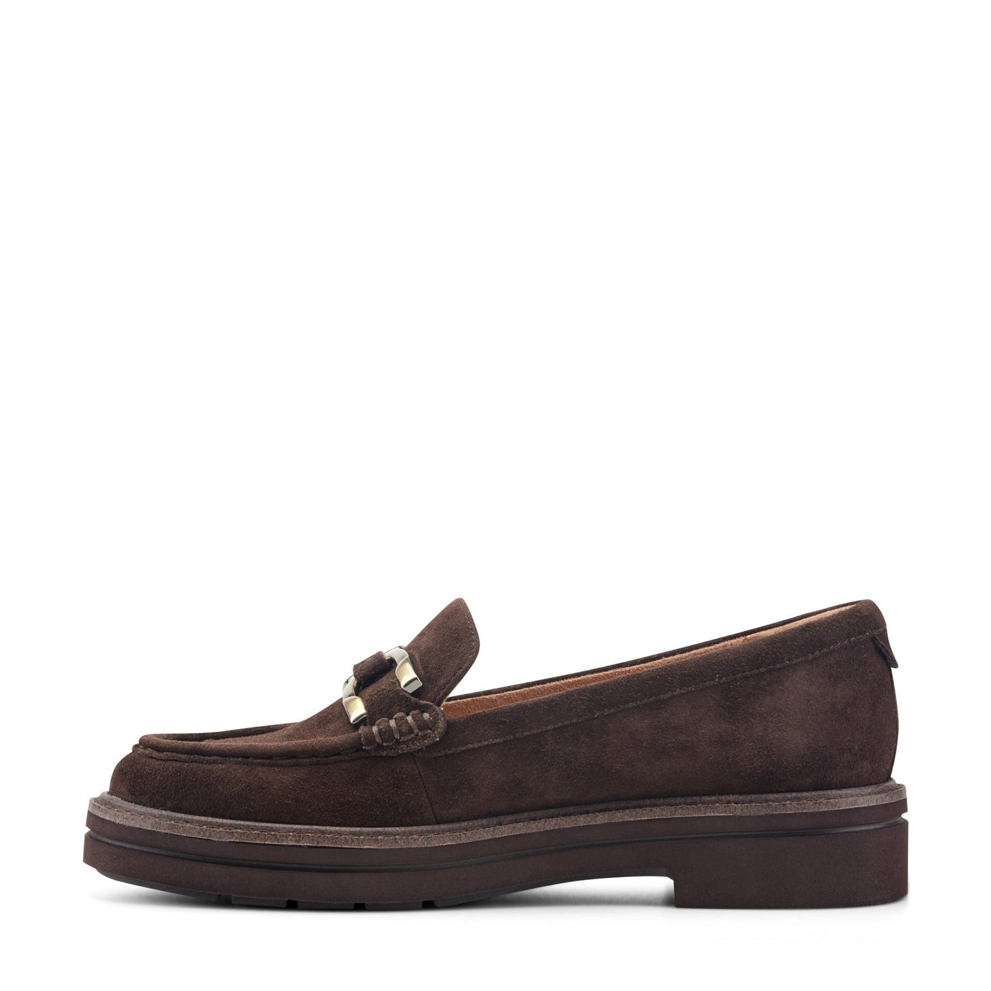 Easy Spirit Zaira Casual Horsebit Loafers - Dark Brown Suede