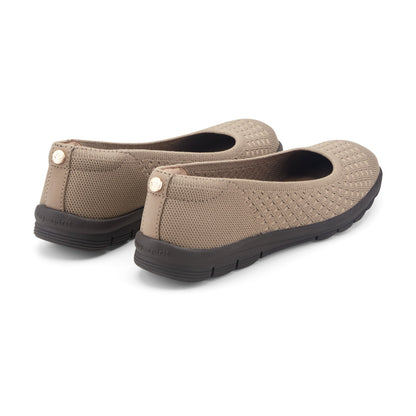 Easy Spirit Riona Ballet Flats - Light Brown