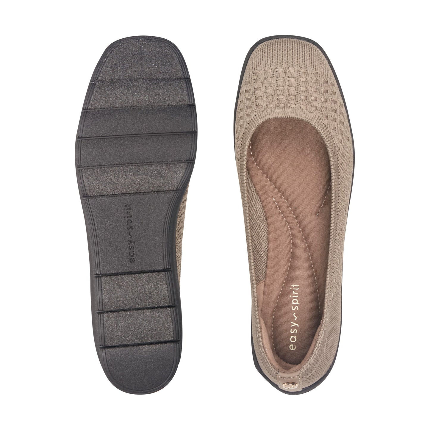 Easy Spirit Riona Ballet Flats - Light Brown