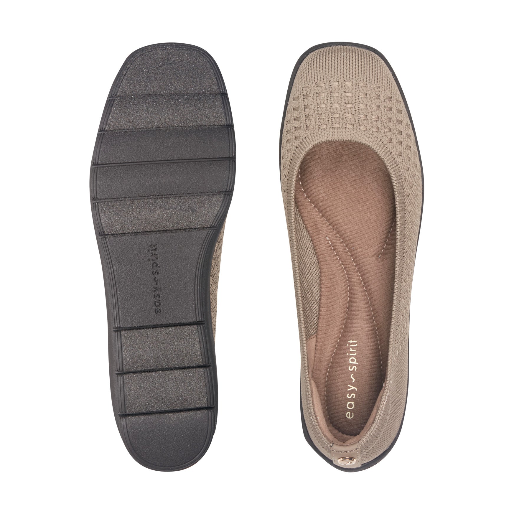 Easy Spirit Riona Ballet Flats - Light Brown
