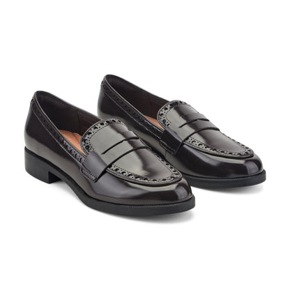 Easy Spirit Ori Penny Loafers - Dark Brown