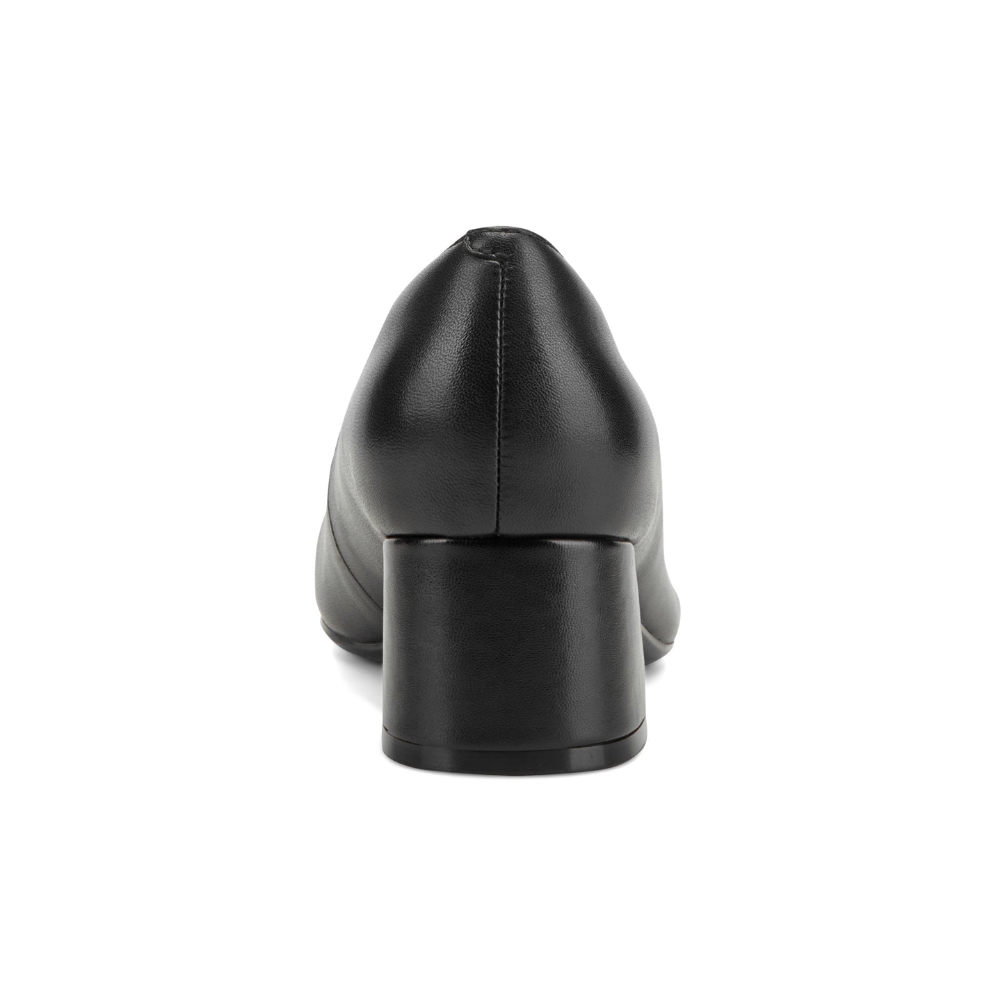 Easy Spirit Marelyn Block Heel Dress Pumps - Black Leather