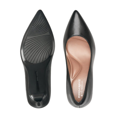 Easy Spirit Cristel Dress Pumps - Black Leather