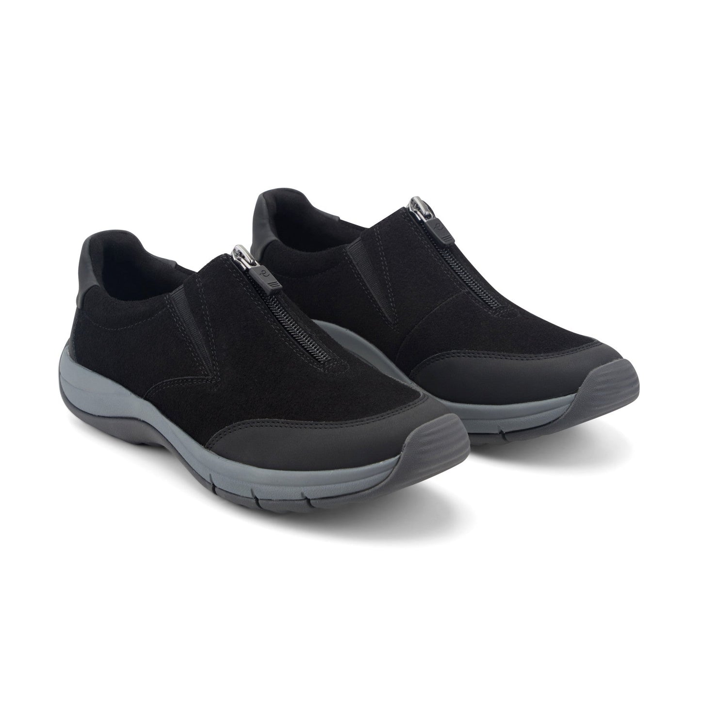 Easy Spirit Brynlee Zip Up Sneakers - Black