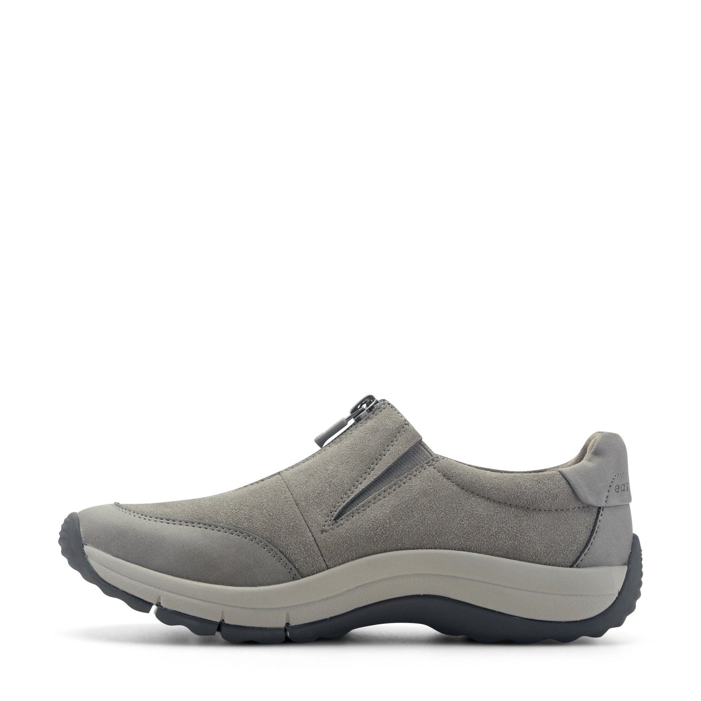 Easy Spirit Brynlee Zip Up Sneakers - Medium Grey