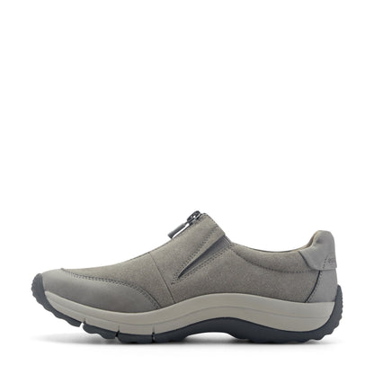 Easy Spirit Brynlee Zip Up Sneakers - Medium Grey