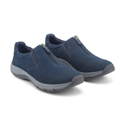 Easy Spirit Brynlee Zip Up Sneakers - Navy