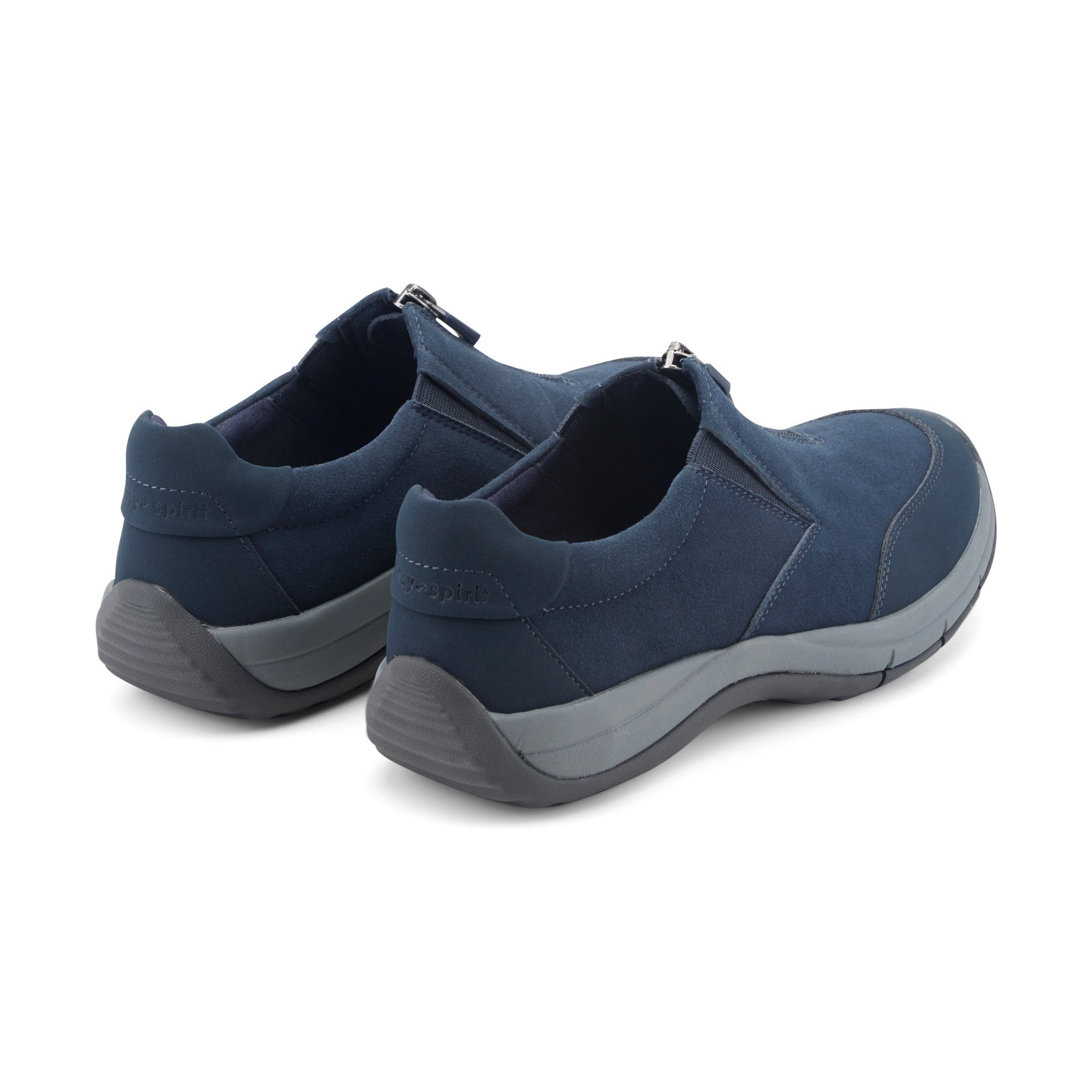 Easy Spirit Brynlee Zip Up Sneakers - Navy