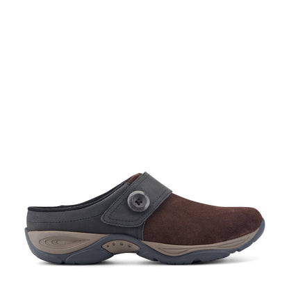 Easy Spirit Edline Slip On Casual Clogs - Dark Brown