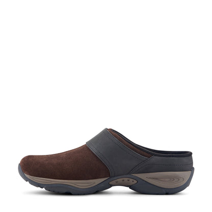Easy Spirit Edline Slip On Casual Clogs - Dark Brown