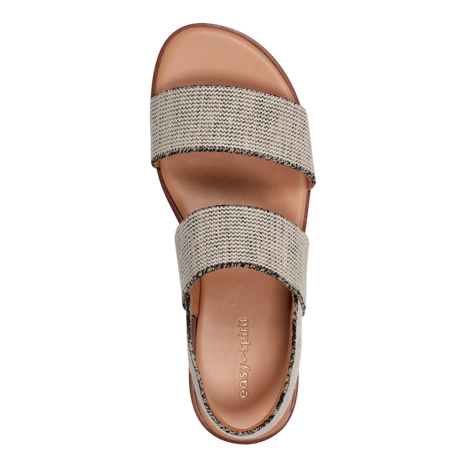 Easy Spirit Lana Flat Sandals - Light Natural