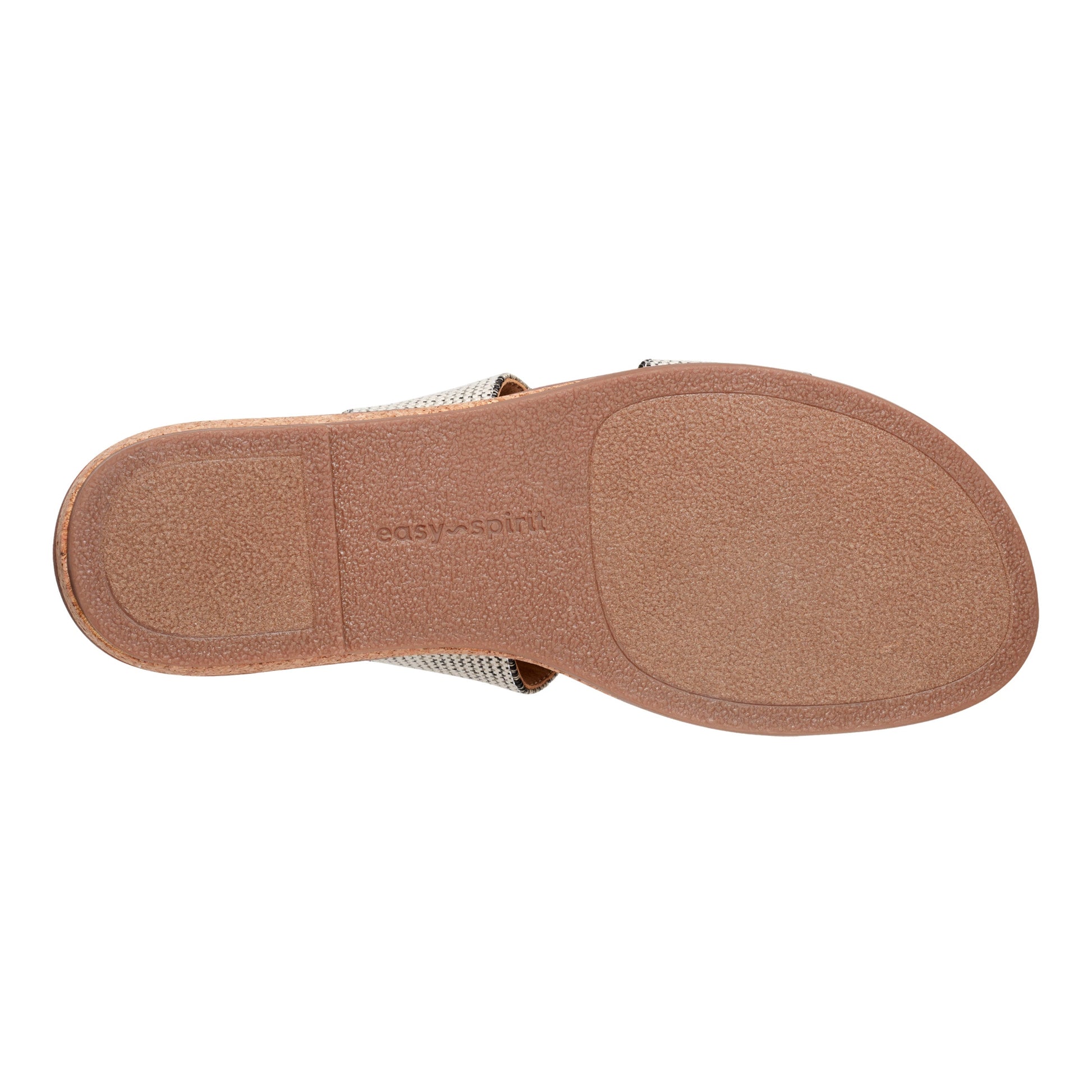 Easy Spirit Lana Flat Sandals - Light Natural