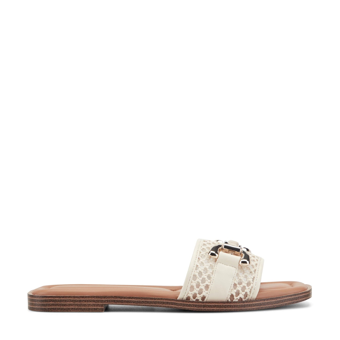 Easy Spirit Vana Horsebit Slip On Sandals - Light Natural/Raffia