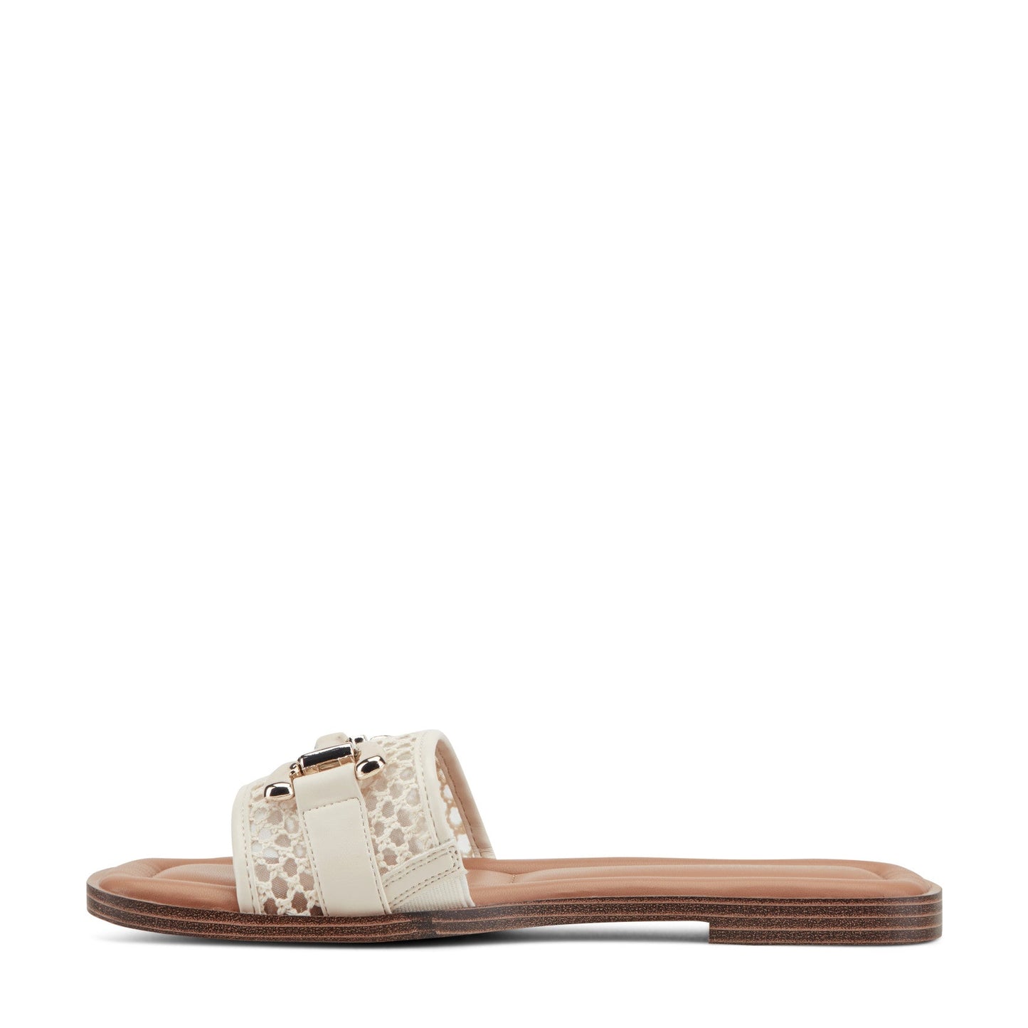 Easy Spirit Vana Horsebit Slip On Sandals - Light Natural/Raffia