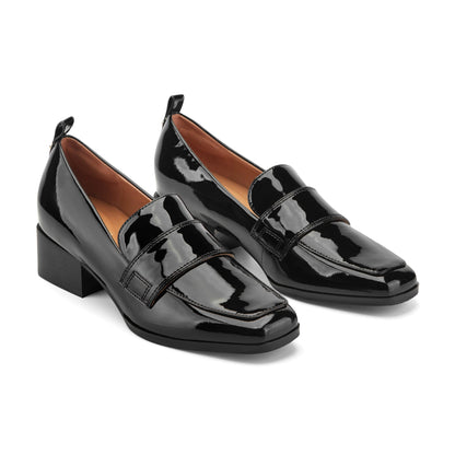 Easy Spirit Darlene Dress Loafers - Black Patent Leather