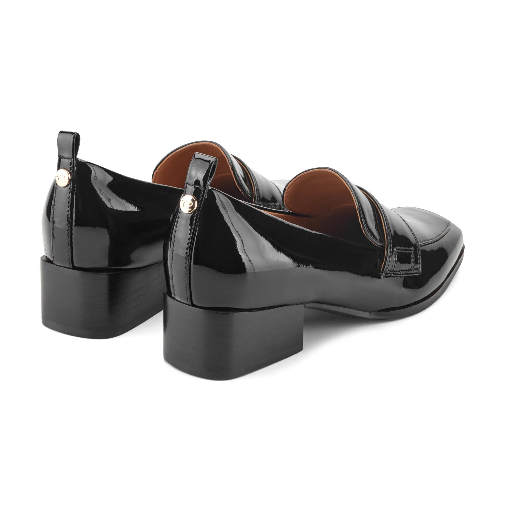 Easy Spirit Darlene Dress Loafers - Black Patent Leather