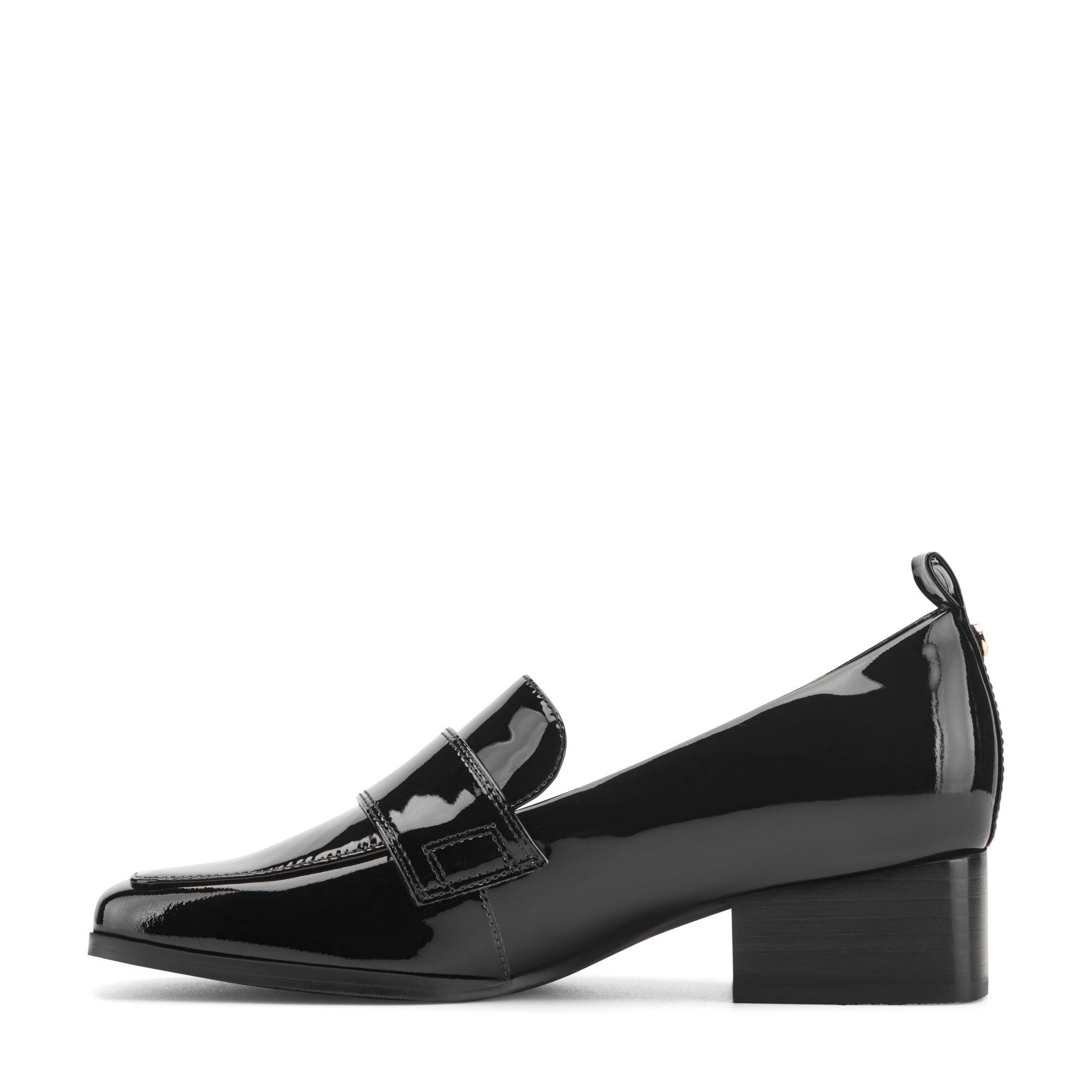 Easy Spirit Darlene Dress Loafers - Black Patent Leather