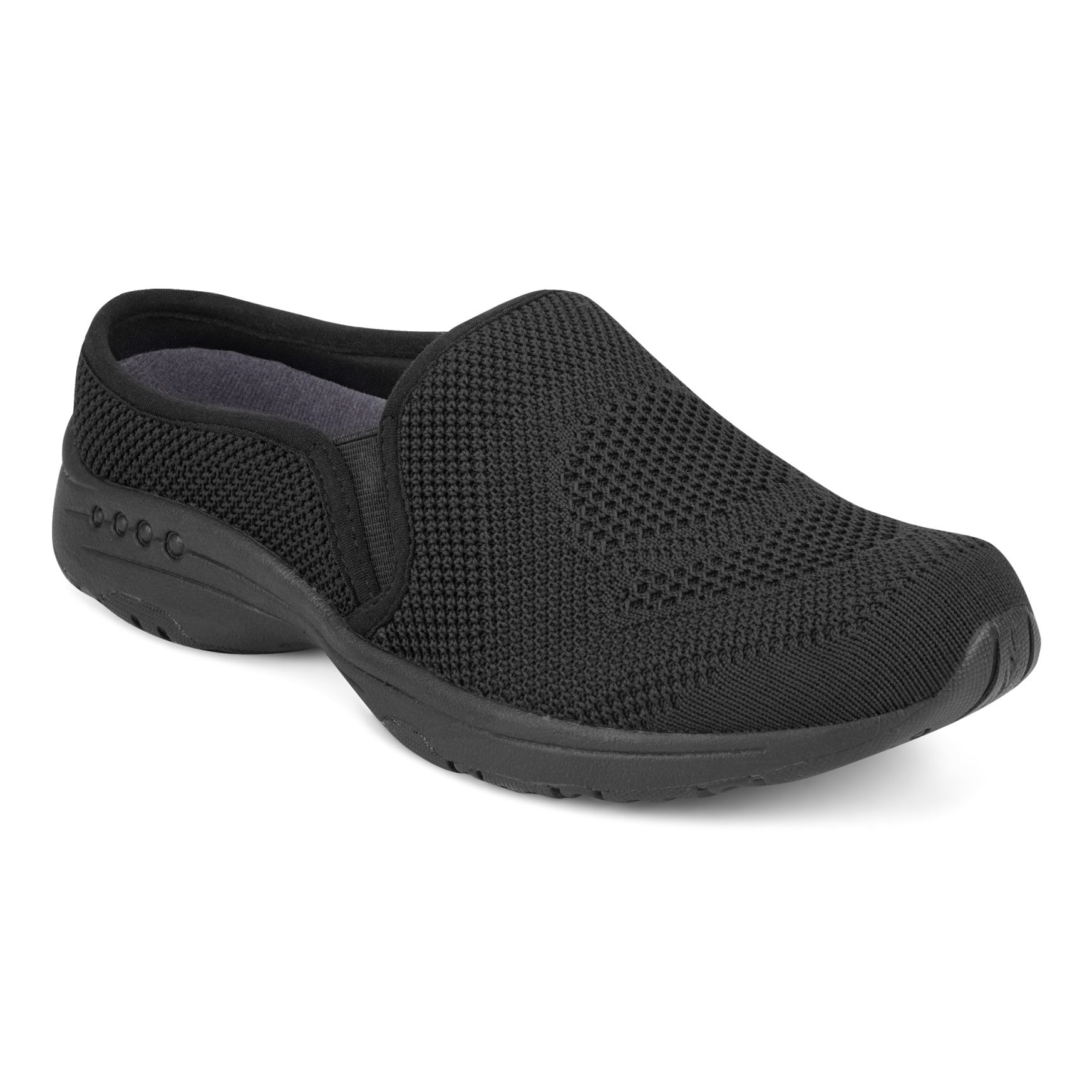 Easy Spirit Takeknit Eco Clogs - Black/Black