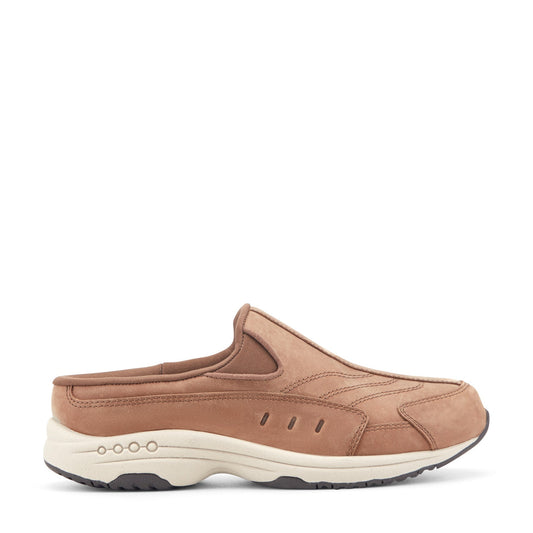 Easy Spirit Traveltime Clogs - Medium Natural Leather