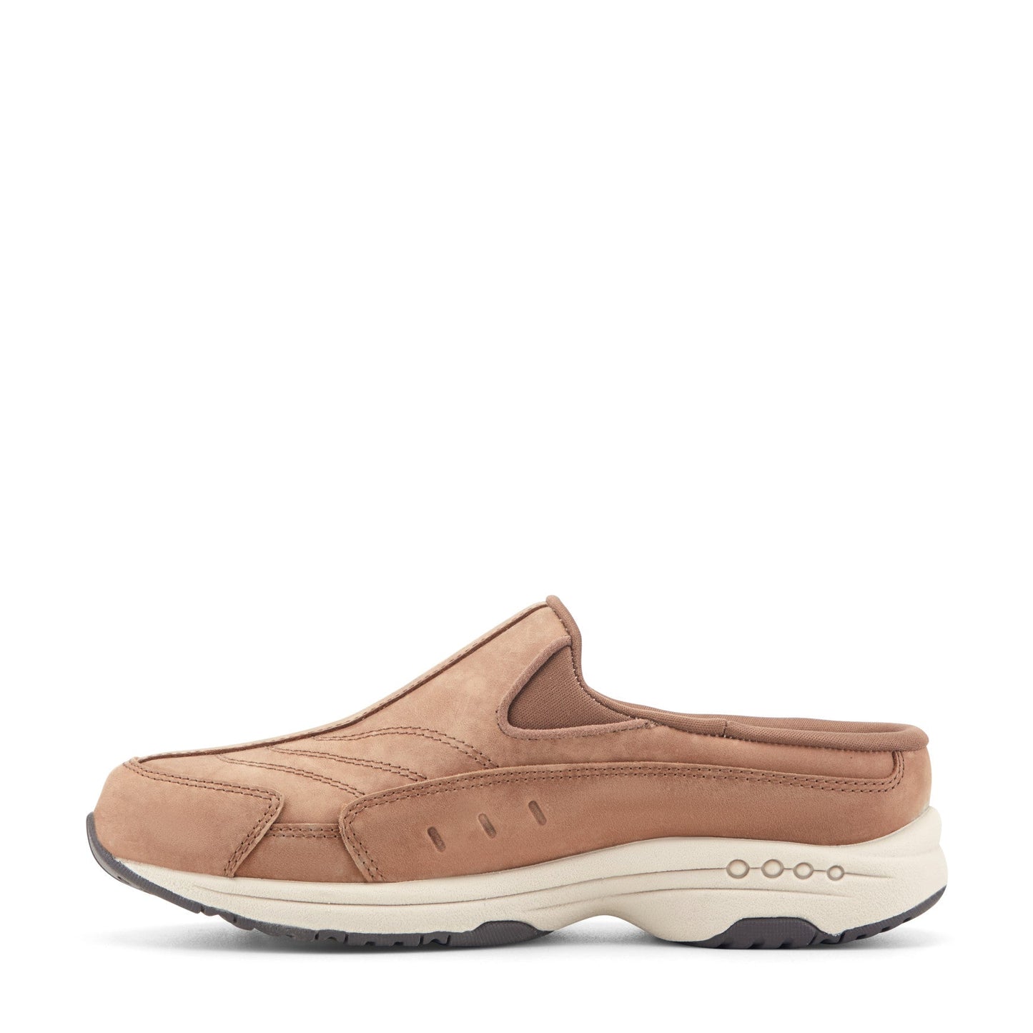 Easy Spirit Traveltime Clogs - Medium Natural Leather