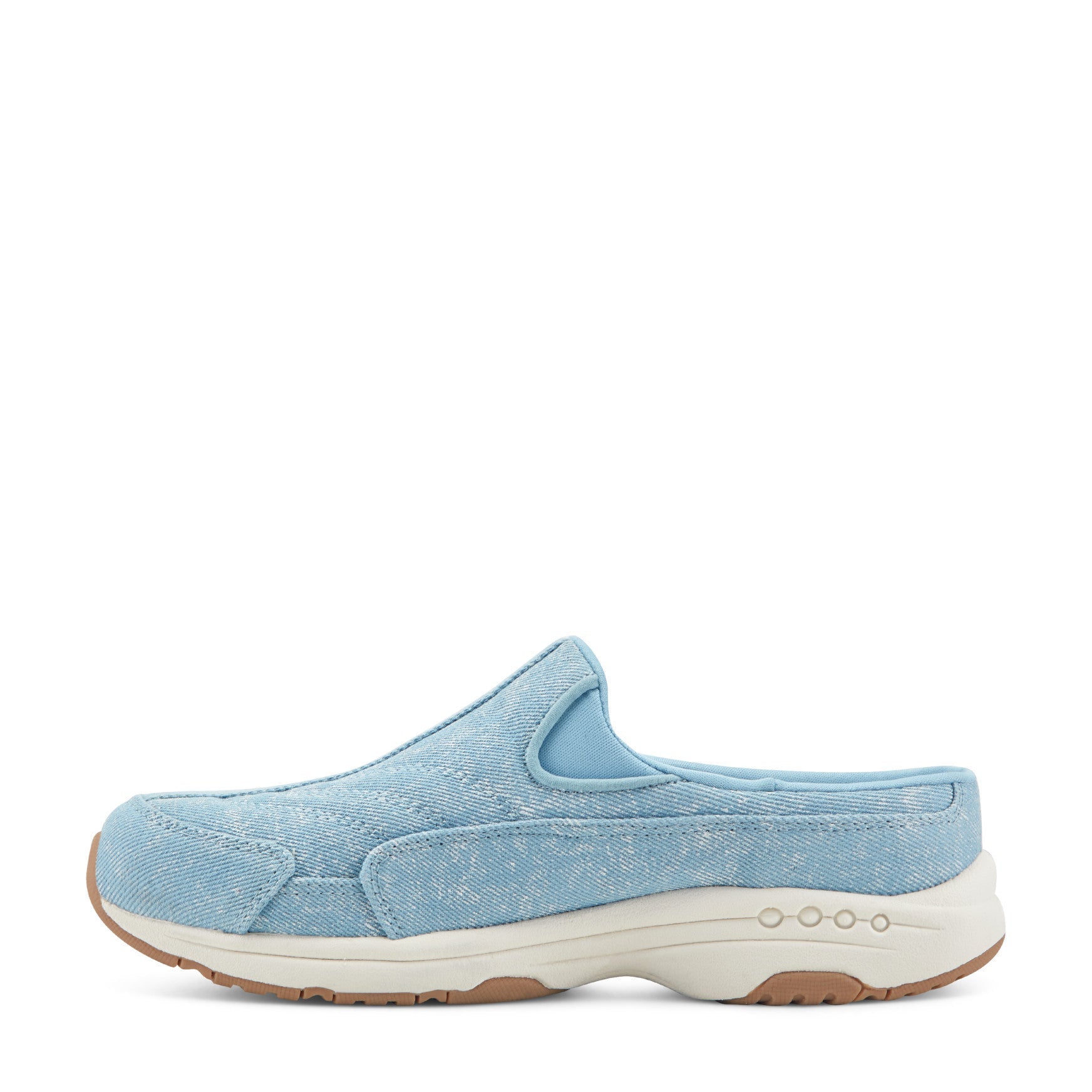 Easy Spirit Traveltime Clogs - Light Blue Denim