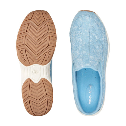 Easy Spirit Traveltime Clogs - Light Blue Denim
