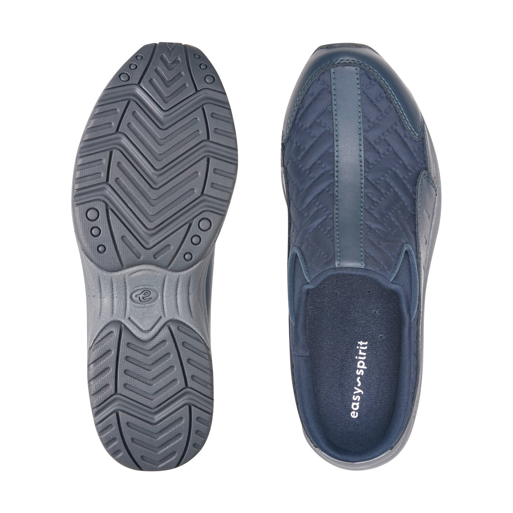 Easy Spirit Traveltime Clogs - Navy Nylon