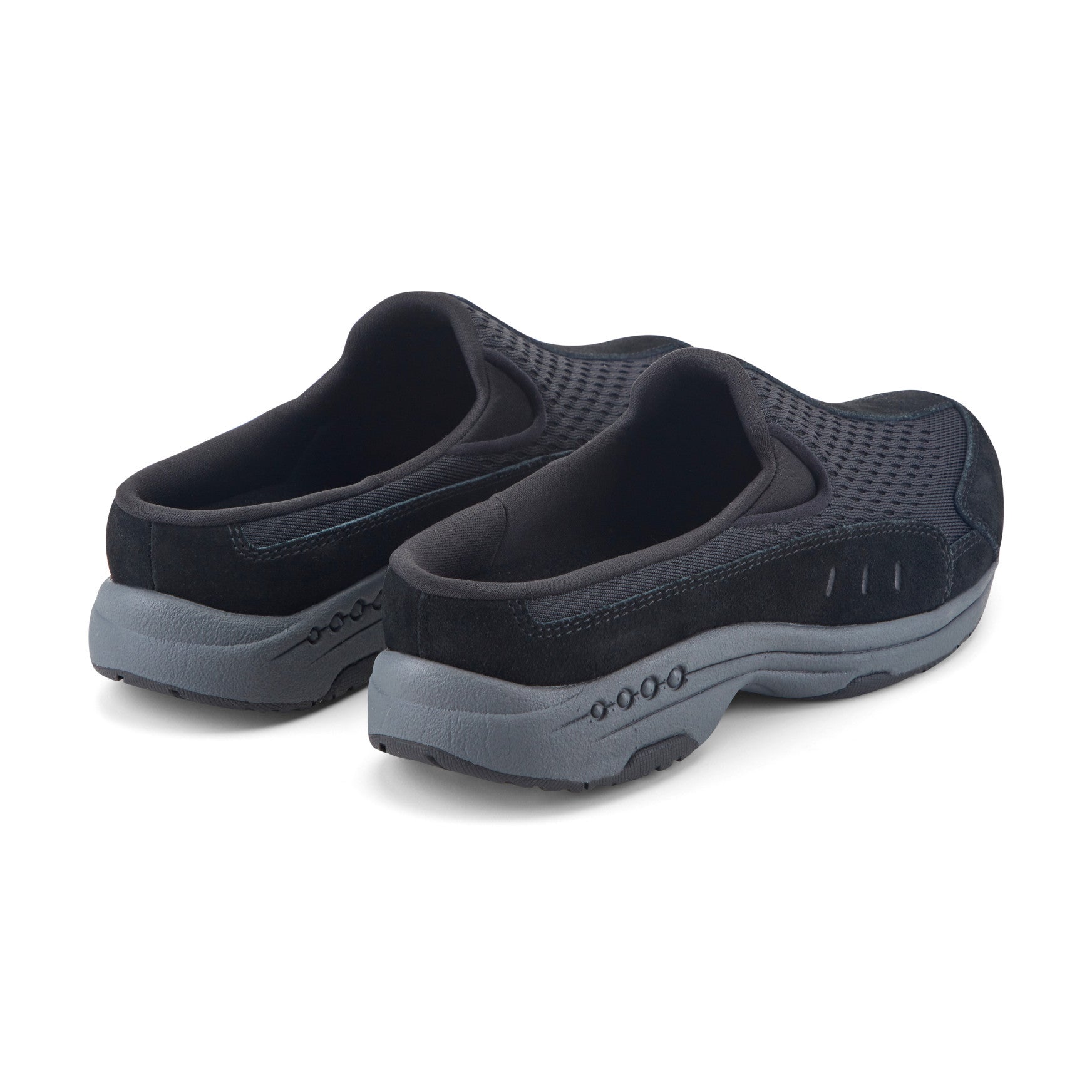 Easy Spirit Traveltime Clogs - Black Mesh