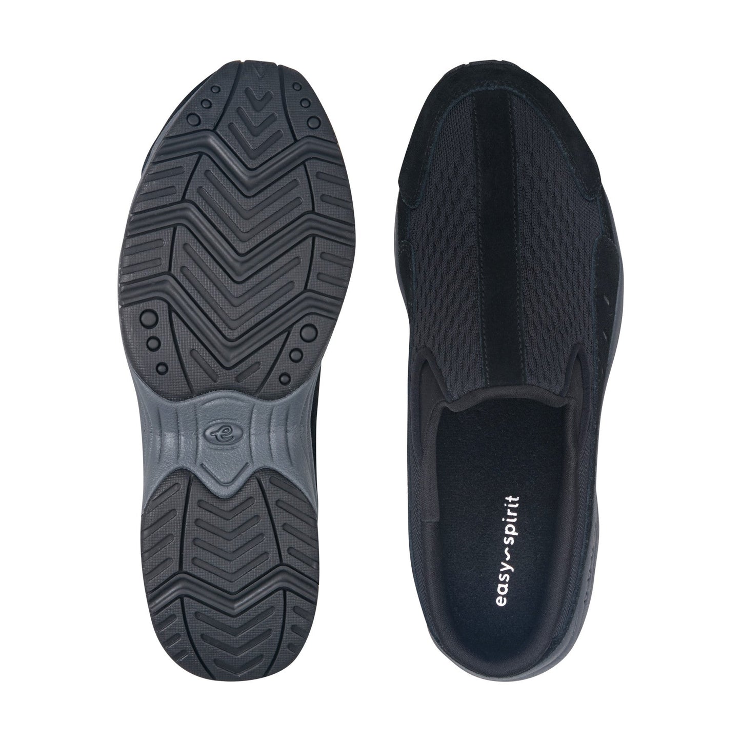 Easy Spirit Traveltime Clogs - Black Mesh