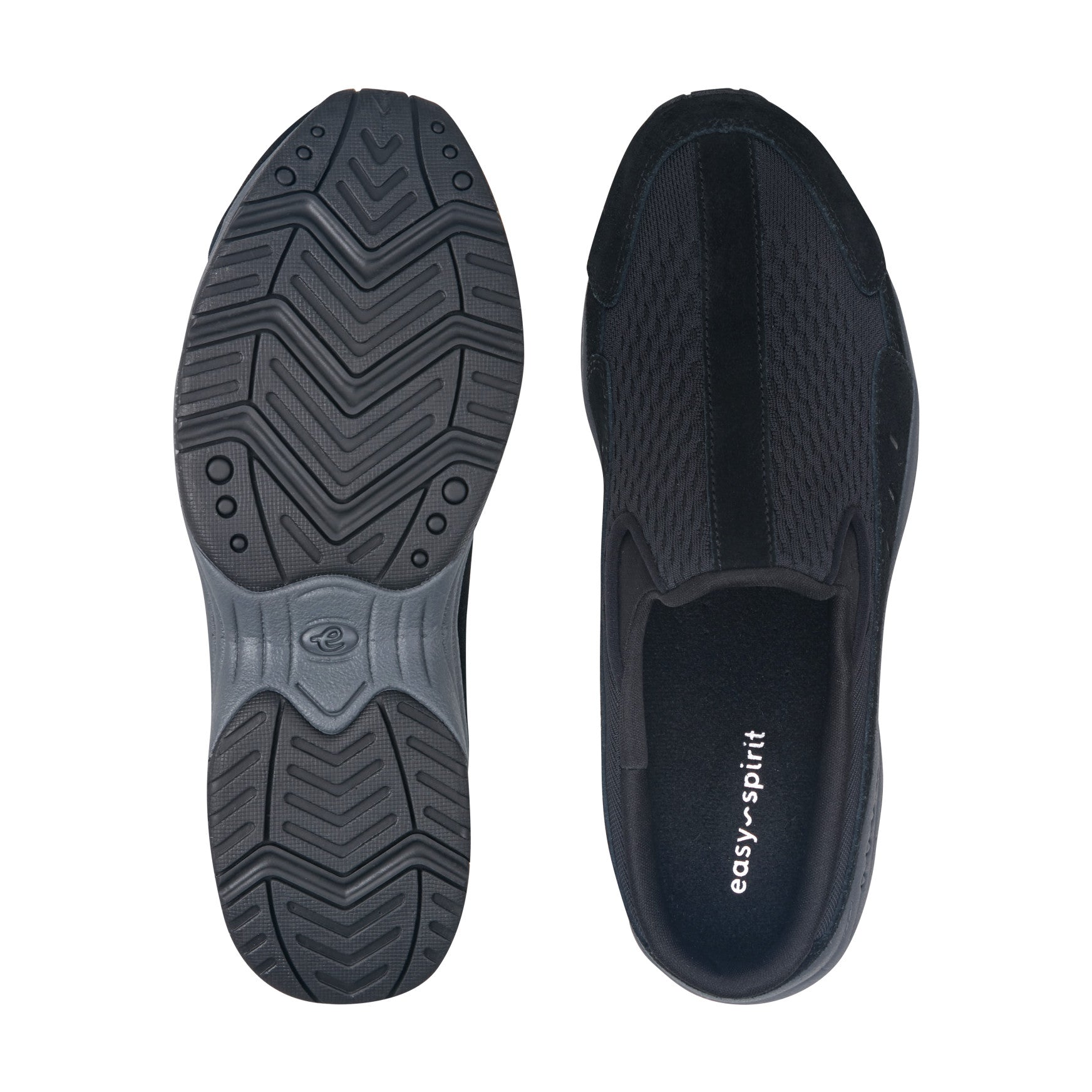 Easy Spirit Traveltime Clogs - Black Mesh