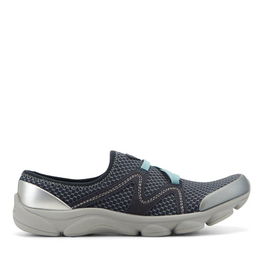 Easy Spirit Riptide Clogs - Navy Fabric