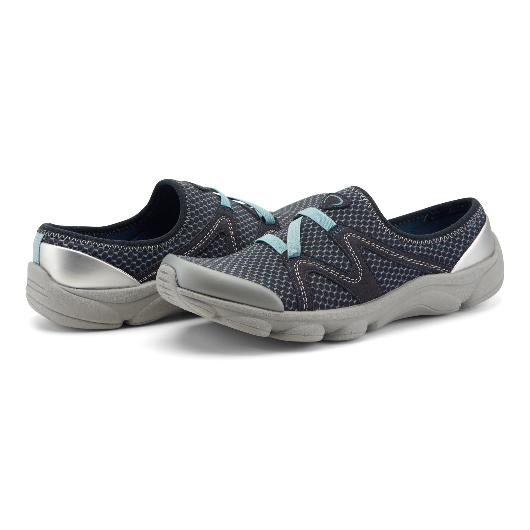 Easy Spirit Riptide Clogs - Navy Fabric