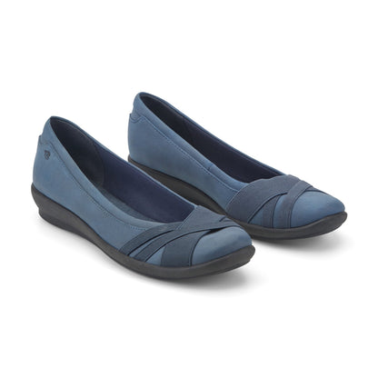 Easy Spirit Acasia Slip On Flats - Navy