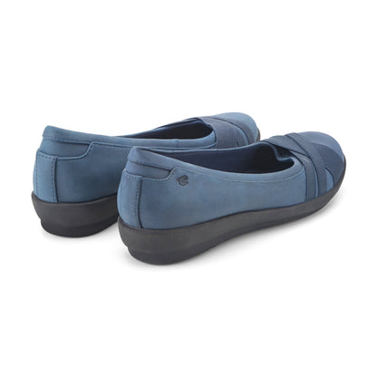 Easy Spirit Acasia Slip On Flats - Navy
