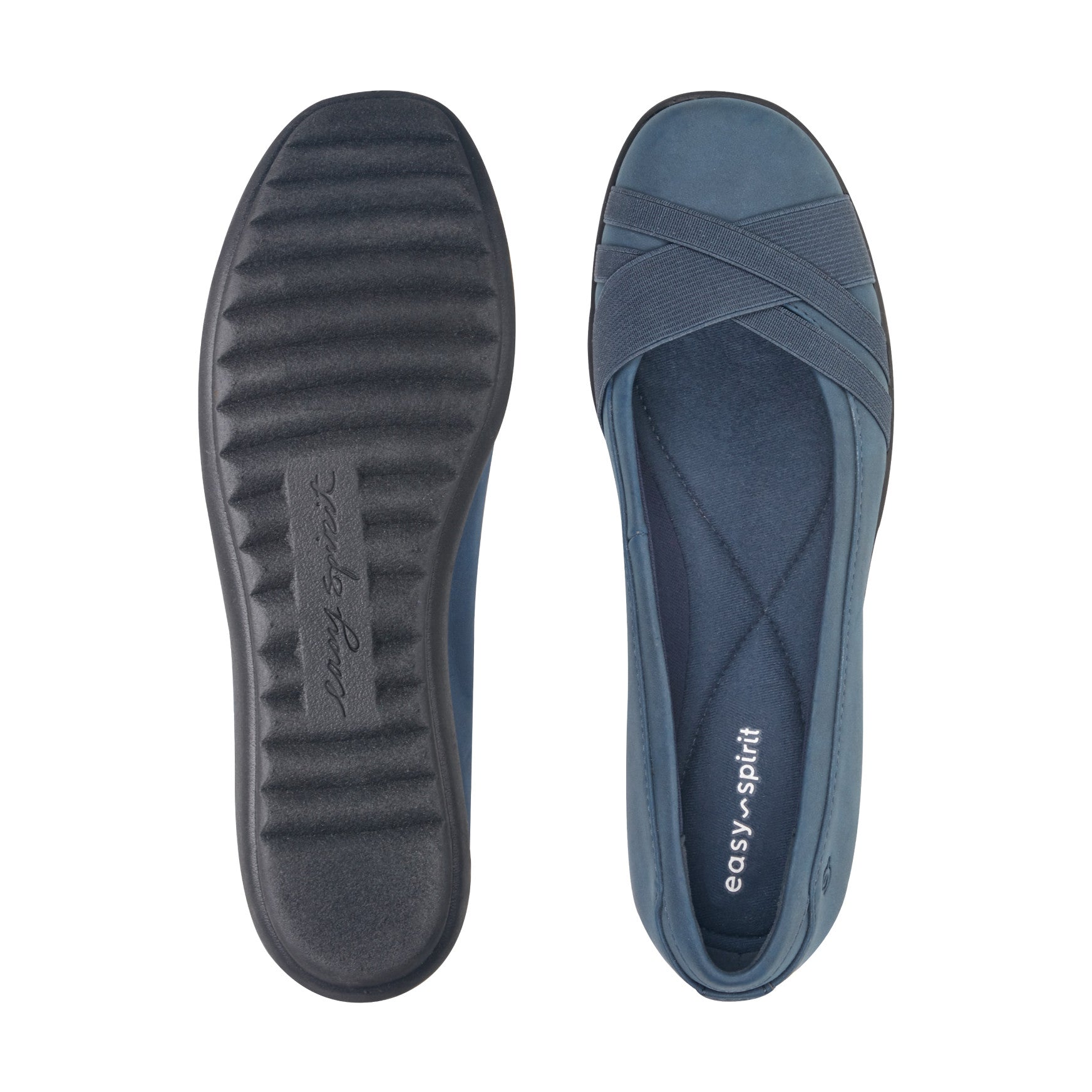 Easy Spirit Acasia Slip On Flats - Navy