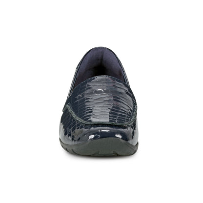 Easy Spirit Abide Casual Flats - Navy Patent Leather Croco