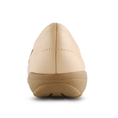 Easy Spirit Abide Casual Flats - Natural Leather