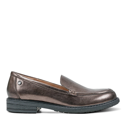 Easy Spirit Jaylin Casual Loafers - Bronze Leather