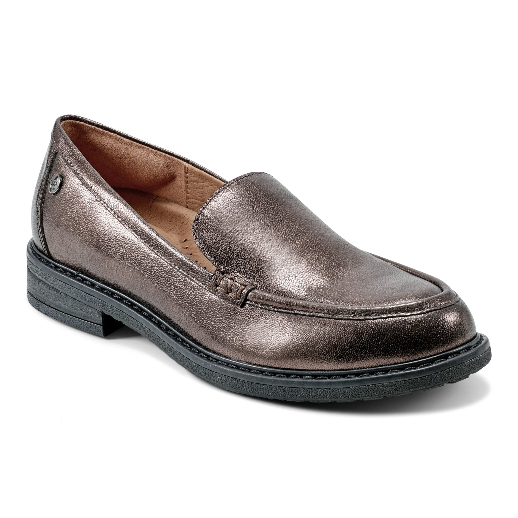 Easy Spirit Jaylin Casual Loafers - Bronze Leather