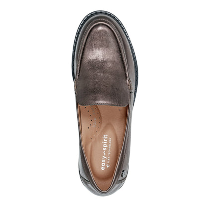 Easy Spirit Jaylin Casual Loafers - Bronze Leather