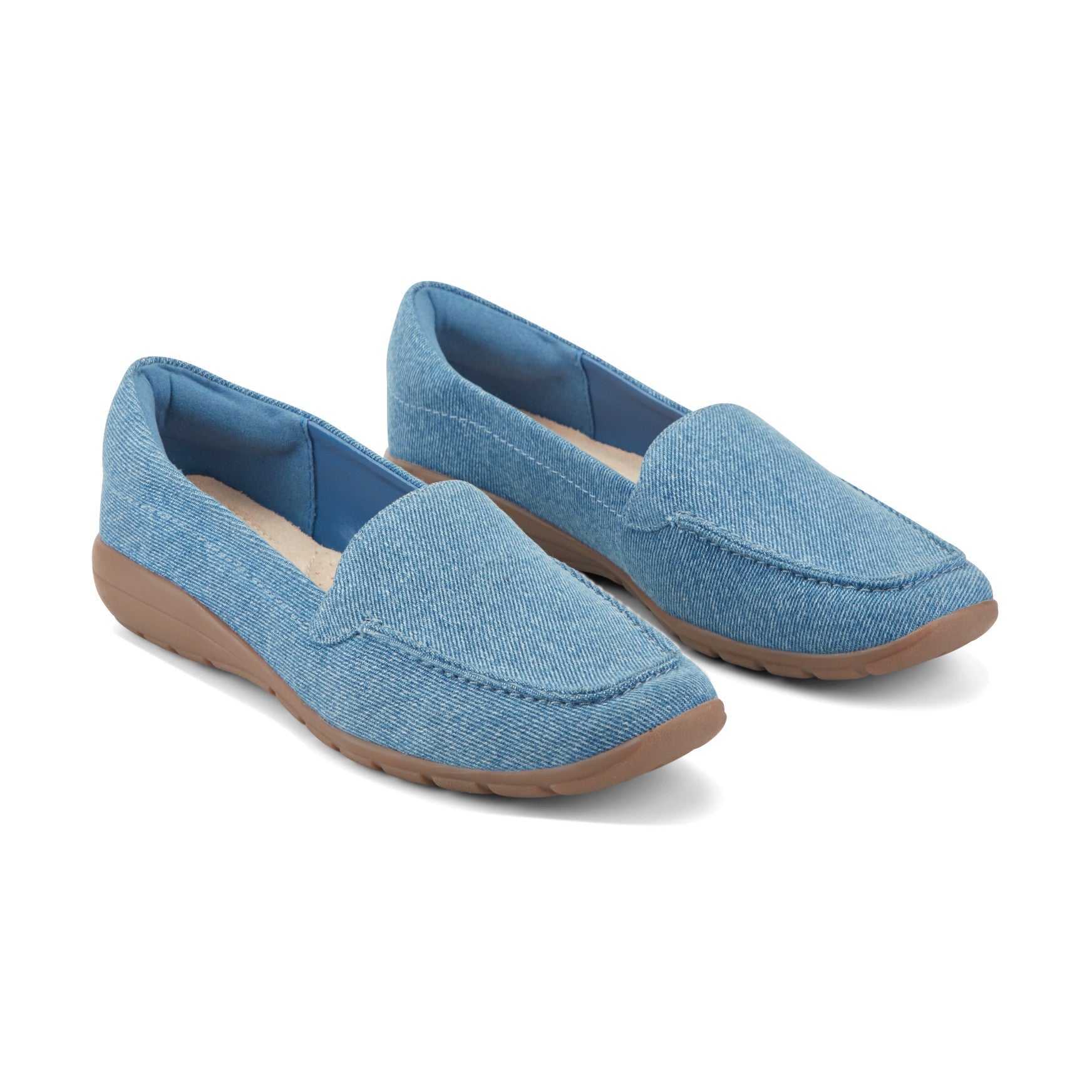 Easy Spirit Abide Casual Flats - Medium Denim