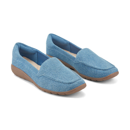 Easy Spirit Abide Casual Flats - Medium Denim