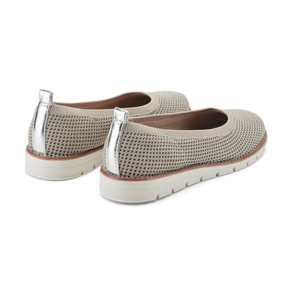 Easy Spirit Kellina Casual Slip On Flats - Silver