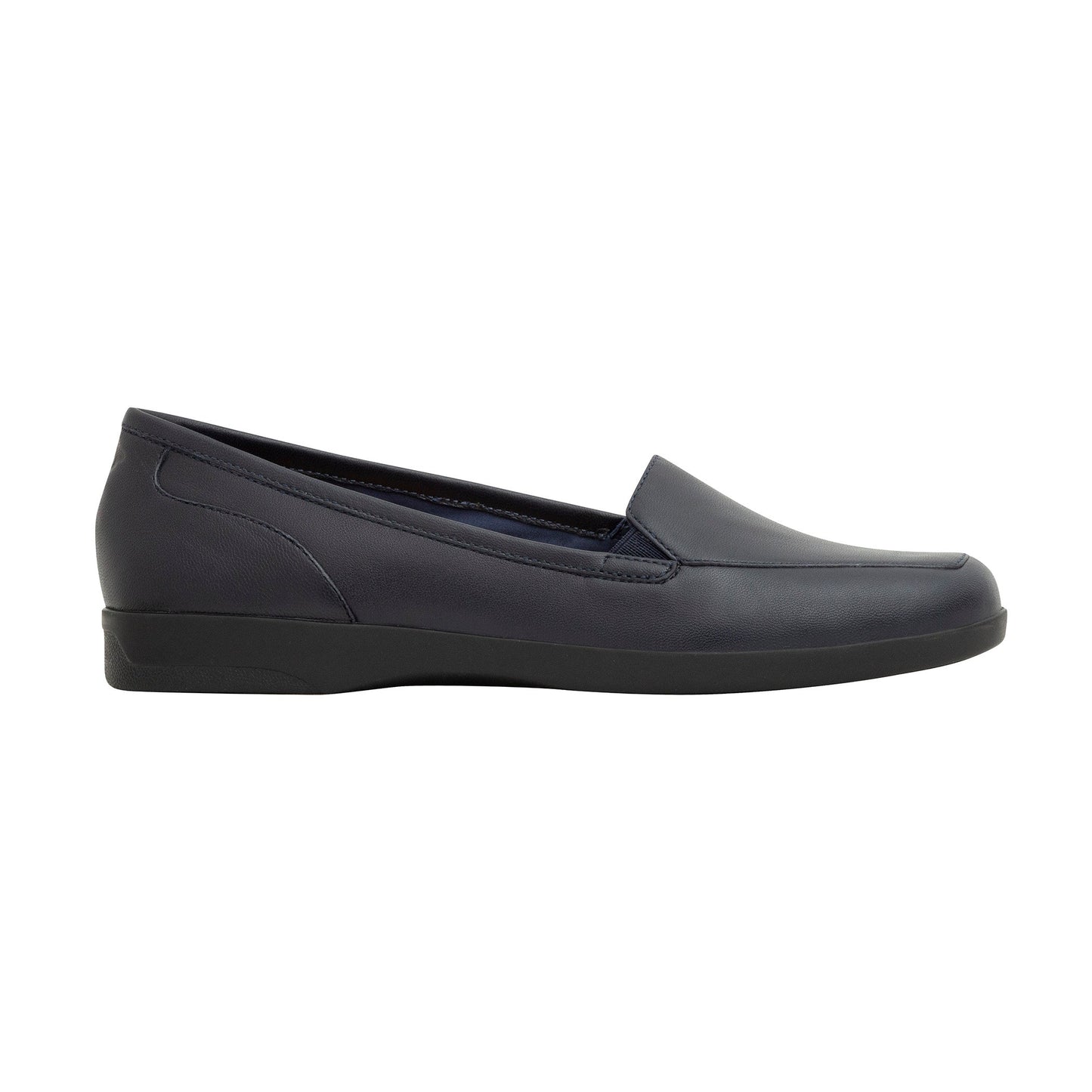 Easy Spirit Devitt Casual Flats - Dark Blue Leather
