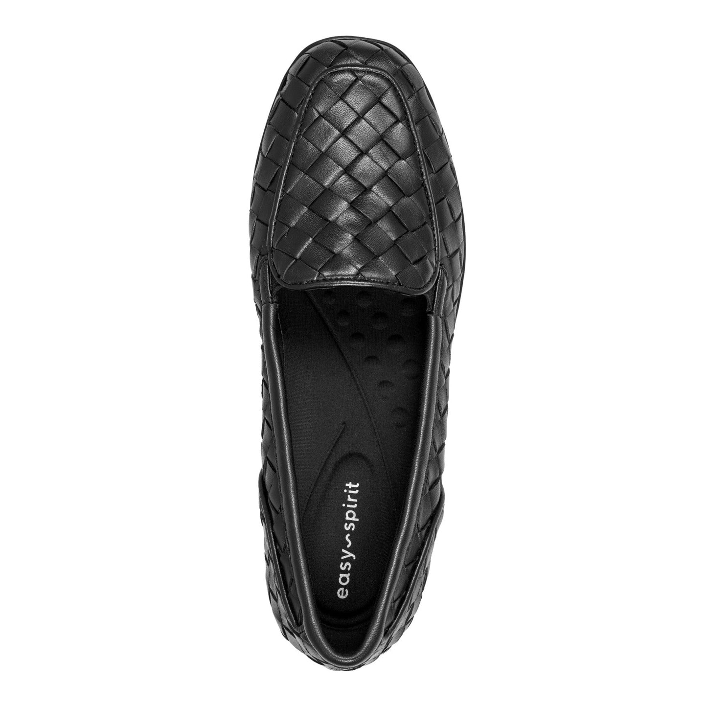 Easy Spirit Devitt Casual Flats - Black Leather