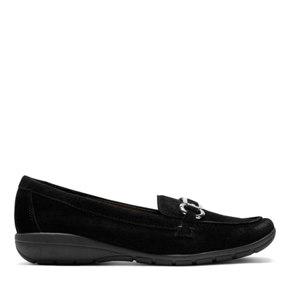 Easy Spirit Amaya Casual Flats - Black Suede