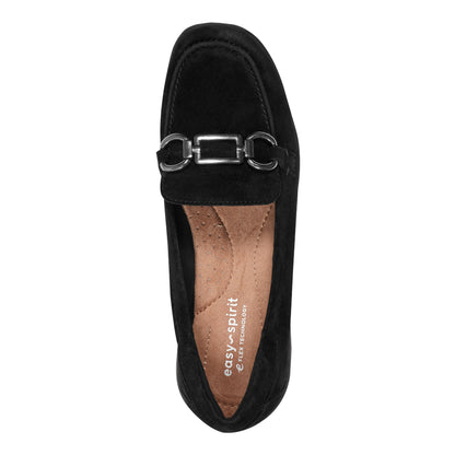 Easy Spirit Amaya Casual Flats - Black Suede