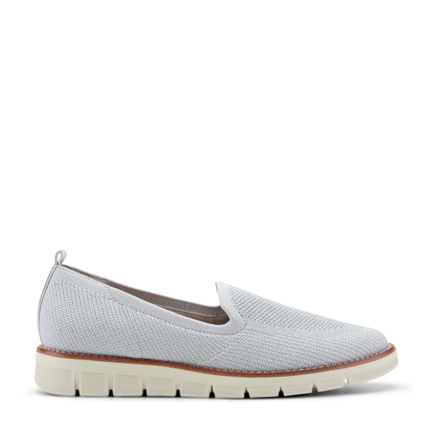 Easy Spirit Valina Casual Slip On Flats - Light Grey